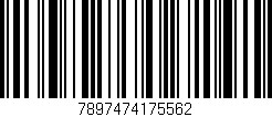 Código de barras (EAN, GTIN, SKU, ISBN): '7897474175562'