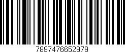 Código de barras (EAN, GTIN, SKU, ISBN): '7897476652979'