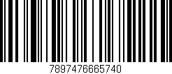 Código de barras (EAN, GTIN, SKU, ISBN): '7897476665740'