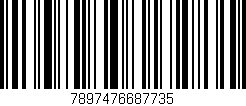 Código de barras (EAN, GTIN, SKU, ISBN): '7897476687735'