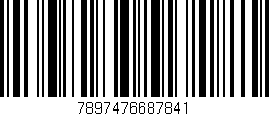 Código de barras (EAN, GTIN, SKU, ISBN): '7897476687841'