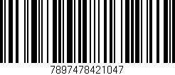 Código de barras (EAN, GTIN, SKU, ISBN): '7897478421047'