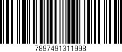 Código de barras (EAN, GTIN, SKU, ISBN): '7897491311998'
