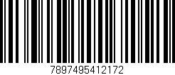 Código de barras (EAN, GTIN, SKU, ISBN): '7897495412172'