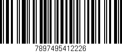 Código de barras (EAN, GTIN, SKU, ISBN): '7897495412226'