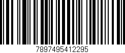 Código de barras (EAN, GTIN, SKU, ISBN): '7897495412295'