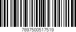 Código de barras (EAN, GTIN, SKU, ISBN): '7897500517519'