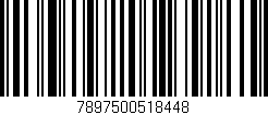 Código de barras (EAN, GTIN, SKU, ISBN): '7897500518448'