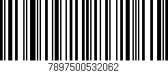 Código de barras (EAN, GTIN, SKU, ISBN): '7897500532062'