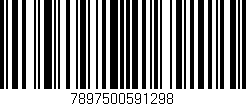 Código de barras (EAN, GTIN, SKU, ISBN): '7897500591298'