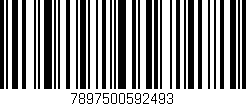 Código de barras (EAN, GTIN, SKU, ISBN): '7897500592493'