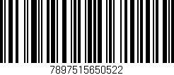 Código de barras (EAN, GTIN, SKU, ISBN): '7897515650522'