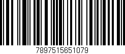 Código de barras (EAN, GTIN, SKU, ISBN): '7897515651079'