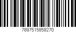 Código de barras (EAN, GTIN, SKU, ISBN): '7897515858270'