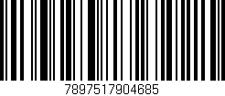 Código de barras (EAN, GTIN, SKU, ISBN): '7897517904685'