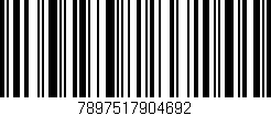 Código de barras (EAN, GTIN, SKU, ISBN): '7897517904692'