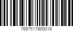 Código de barras (EAN, GTIN, SKU, ISBN): '7897517905019'