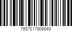 Código de barras (EAN, GTIN, SKU, ISBN): '7897517906849'