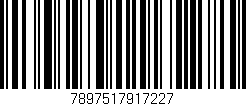 Código de barras (EAN, GTIN, SKU, ISBN): '7897517917227'