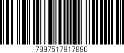 Código de barras (EAN, GTIN, SKU, ISBN): '7897517917890'