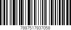 Código de barras (EAN, GTIN, SKU, ISBN): '7897517937058'