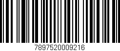 Código de barras (EAN, GTIN, SKU, ISBN): '7897520009216'