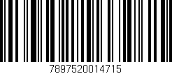 Código de barras (EAN, GTIN, SKU, ISBN): '7897520014715'