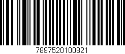 Código de barras (EAN, GTIN, SKU, ISBN): '7897520100821'