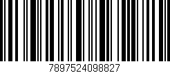 Código de barras (EAN, GTIN, SKU, ISBN): '7897524098827'