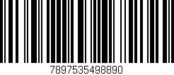 Código de barras (EAN, GTIN, SKU, ISBN): '7897535498890'
