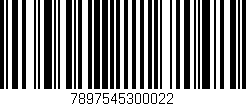 Código de barras (EAN, GTIN, SKU, ISBN): '7897545300022'