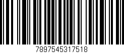 Código de barras (EAN, GTIN, SKU, ISBN): '7897545317518'