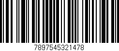 Código de barras (EAN, GTIN, SKU, ISBN): '7897545321478'