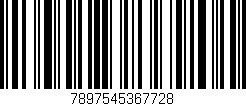 Código de barras (EAN, GTIN, SKU, ISBN): '7897545367728'