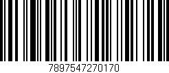 Código de barras (EAN, GTIN, SKU, ISBN): '7897547270170'