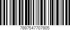 Código de barras (EAN, GTIN, SKU, ISBN): '7897547707805'