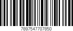 Código de barras (EAN, GTIN, SKU, ISBN): '7897547707850'
