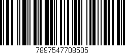 Código de barras (EAN, GTIN, SKU, ISBN): '7897547708505'