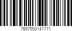 Código de barras (EAN, GTIN, SKU, ISBN): '7897550141771'