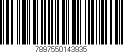 Código de barras (EAN, GTIN, SKU, ISBN): '7897550143935'
