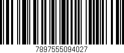Código de barras (EAN, GTIN, SKU, ISBN): '7897555094027'