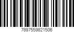 Código de barras (EAN, GTIN, SKU, ISBN): '7897559821506'