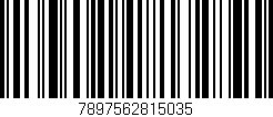 Código de barras (EAN, GTIN, SKU, ISBN): '7897562815035'