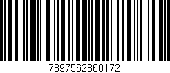Código de barras (EAN, GTIN, SKU, ISBN): '7897562860172'