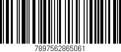 Código de barras (EAN, GTIN, SKU, ISBN): '7897562865061'