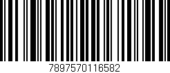 Código de barras (EAN, GTIN, SKU, ISBN): '7897570116582'