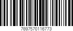 Código de barras (EAN, GTIN, SKU, ISBN): '7897570116773'