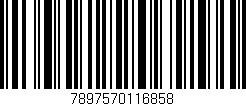 Código de barras (EAN, GTIN, SKU, ISBN): '7897570116858'
