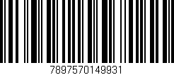 Código de barras (EAN, GTIN, SKU, ISBN): '7897570149931'