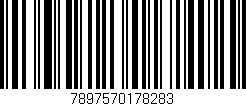 Código de barras (EAN, GTIN, SKU, ISBN): '7897570178283'